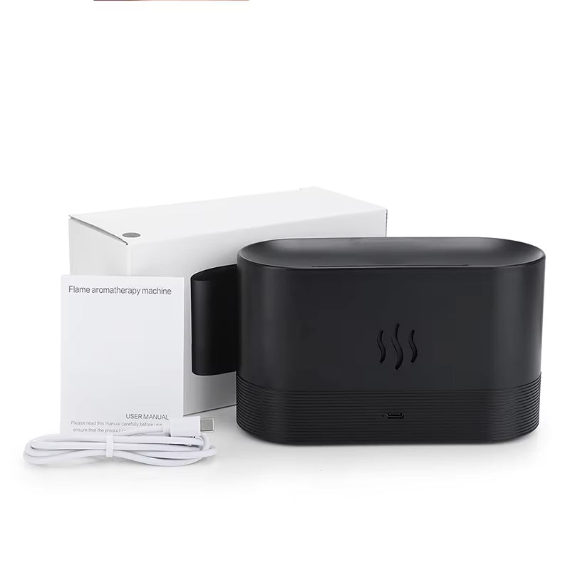 Flame Aroma Diffuser Humidifier Ultrasonic Air Humidifier Flame Humidifier Essential Oil Fire Aroma Diffusers